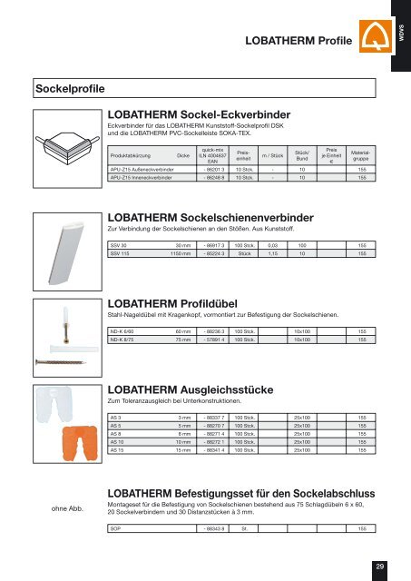 LOBATHERM Spachtel - Quick-Mix