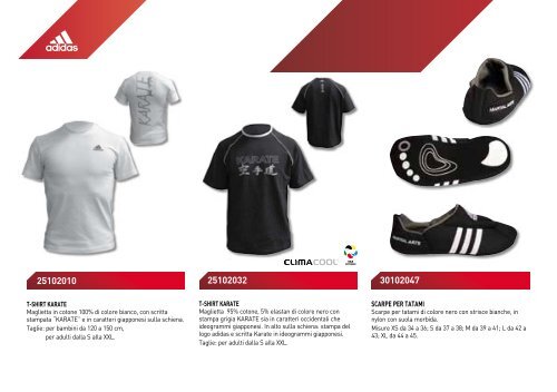 Catalogo adidas arti marziali - Armeriabelloni.it