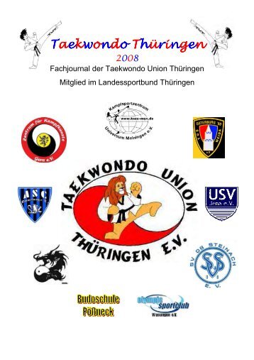 TUT-NEWS 2008 - der Taekwondo Union Thüringen eV