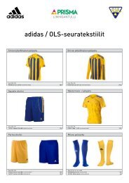 adidas / OLS-seuratekstiilit