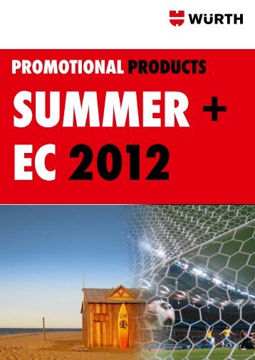 promotionalproducts summer + ec 2012 - Wurth