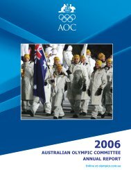 2006 australian olympic committee annual report