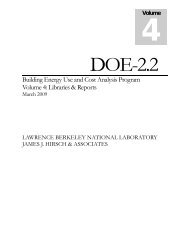 DOE22 Volume 4 Libraries - DOE-2.com