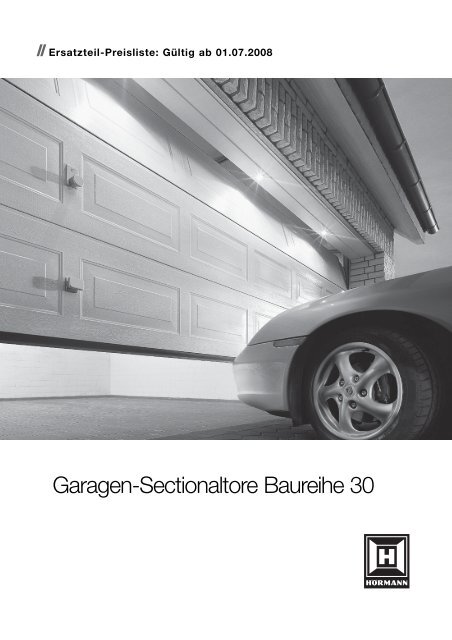 Garagen-Sectionaltore Baureihe 30 - Effertz GmbH