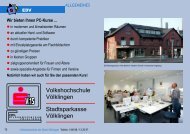 Volkshochschule Völklingen Stadtsparkasse ... - Stadt Völklingen