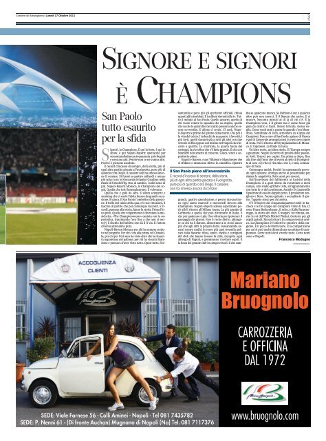 champions league - Corriere del Mezzogiorno - Corriere della Sera