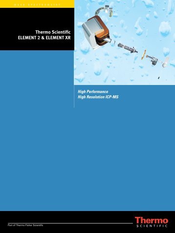 Thermo Scientific ELEMENT 2 & ELEMENT XR