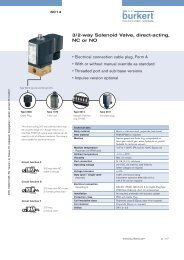 3/2-way Solenoid Valve, direct-acting, NC or NO