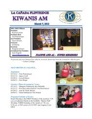 LA CAÑADA FLINTRIDGE Kiwanis AM - KiwanisOne.org