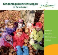 Kindertageseinrichtungen - Stadt Marktoberdorf