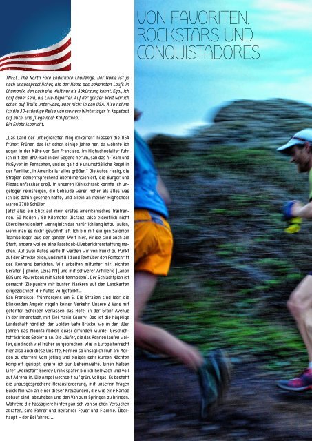 TRAIL-KRIMI In SAn FRAnSISCO - Trail Magazin