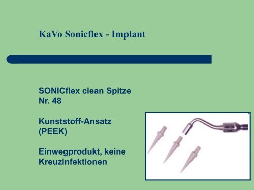 Implantat Prophylaxe