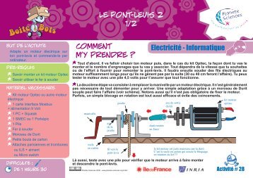 Le pont-levis 2 - Planète Sciences