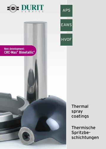 Thermal spray coatings Thermische Spritzbe- schichtungen