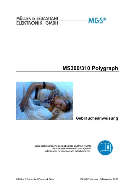 MS300/310 Polygraph Gebrauchsanweisung - Müller & Sebastiani ...