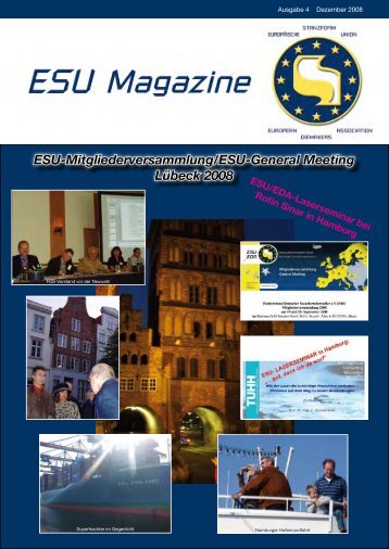 ESU-Mitgliederversammlung/ESU-General Meeting Lübeck 2008
