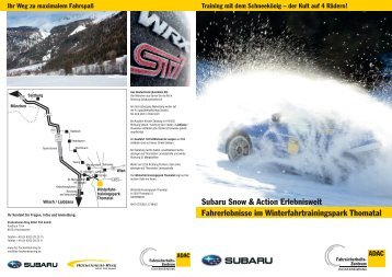 Weitere Details hier im Flyer. - Subaru