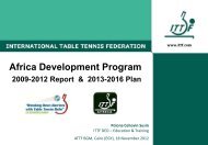 Africa Development Program - ITTF