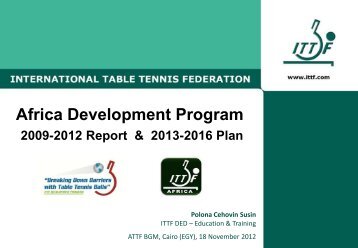 Africa Development Program - ITTF
