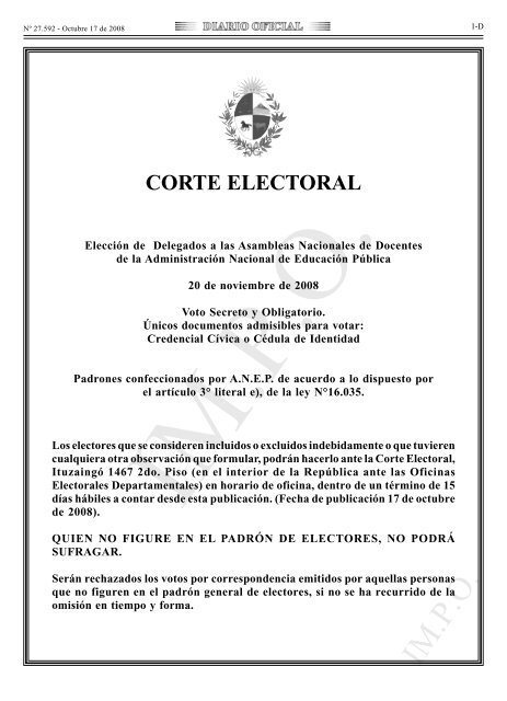 IM.P.O. - Corte Electoral