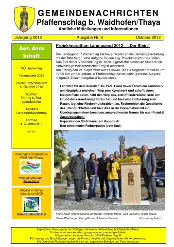 (7,89 MB) - .PDF - Gemeinde Pfaffenschlag bei Waidhofen a. d. Thaya