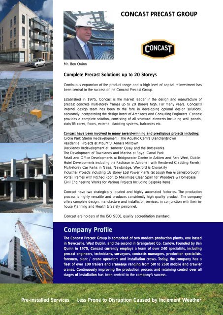 Precast Concrete - the Irish Concrete Federation