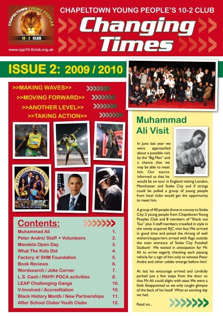 To Download Our Full Newsletter Chapeltown Young Peoples Club To Download Our Full Newsletter Chapeltown Young Peoples Club