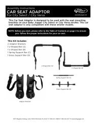 City select pram kit instructions sales