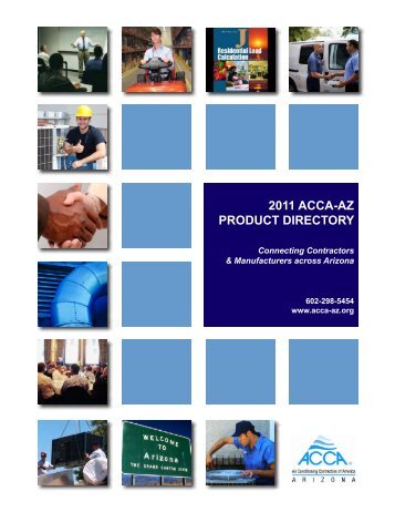 2011 Product Directory (PDF) - Air Conditioning Contractors of ...