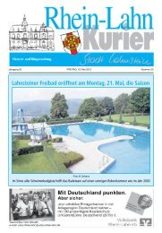 Lahnsteiner Freibad erÃ¶ffnet am Montag, 21. Mai, die Saison