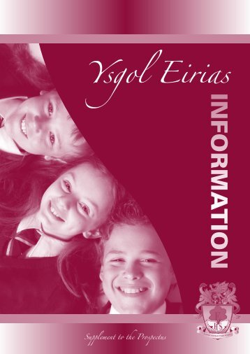 Information Booklet - Eirias High School
