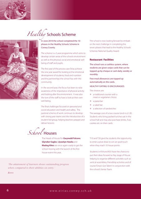 Information Booklet - Eirias High School