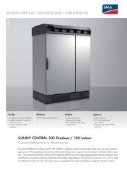 Sunny Central 100 Outdoor / 100 Indoor - SunEnergy