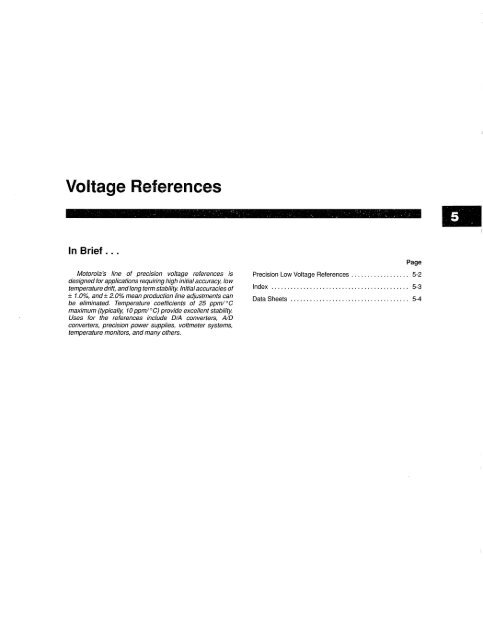 Voltage References