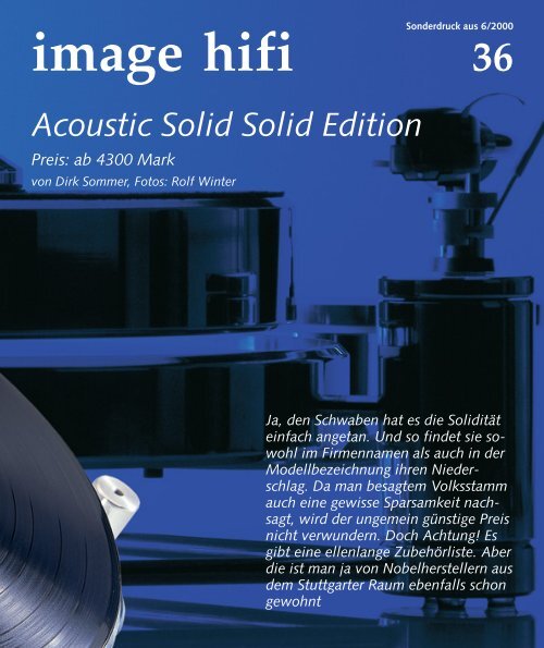 Solid Edition - Acoustic Solid