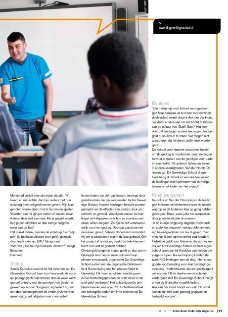 Rotterdams Onderwijs Magazine - Rotterdams Onderwijsbeleid