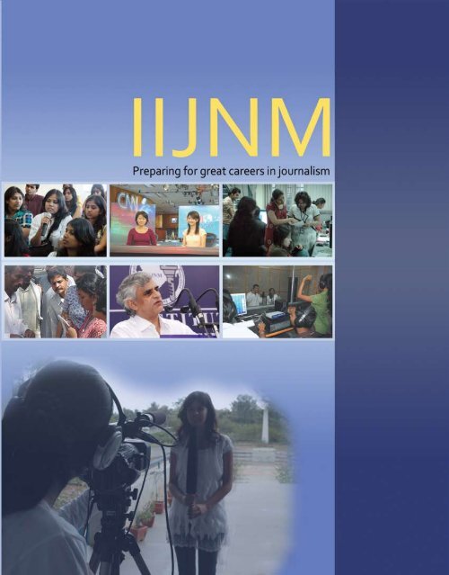 IIJNM Prospectus - Indian Institute of Journalism & New Media