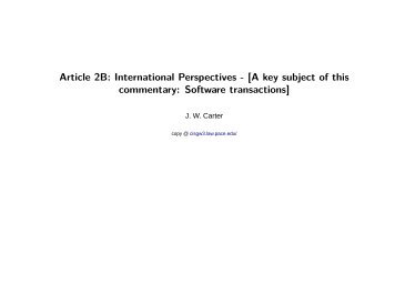 CISGw3 Database, Pace Law School: - Article 2B: International ...