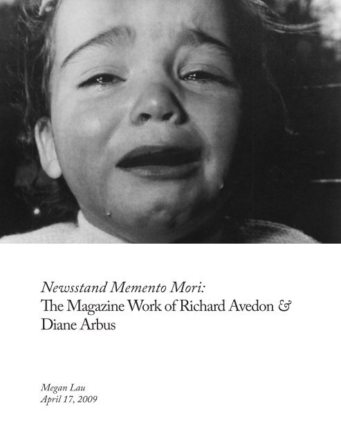 Newsstand Memento Mori: The Magazine Work of ... - Megan Lau