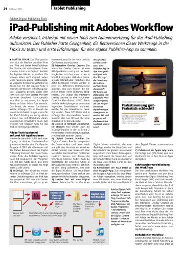 iPad-Publishing mit Adobes Workflow - Publisher