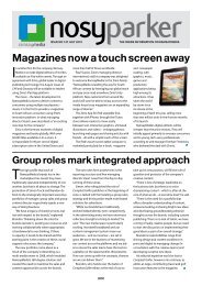 Magazines now a touch screen away - RamsayMedia