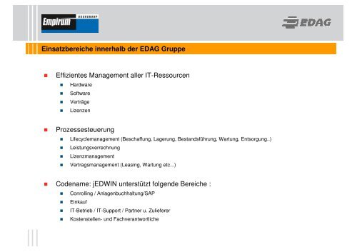 IT-Management in der EDAG-Gruppe - Matrix42