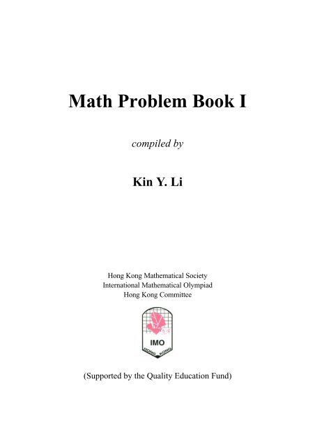 Math Problem Book I