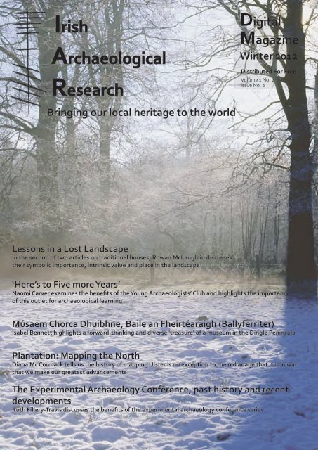 Irish Archaeological Research Digital Magazine