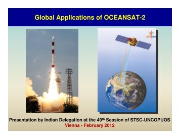 Global Applications of OCEANSAT-2