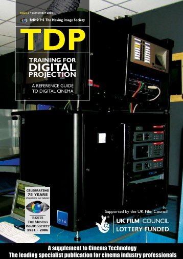 tdp training for digital projection - Cinema Technology Magazine