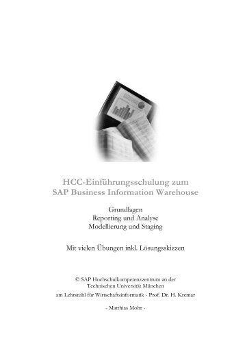 HCC-Einführungsschulung zum SAP Business Information Warehouse