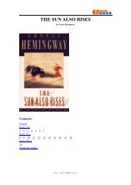 The Sun Also Rises by Ernest Hemingway