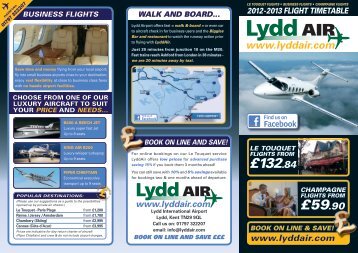 2012 Brochure - Lydd Air