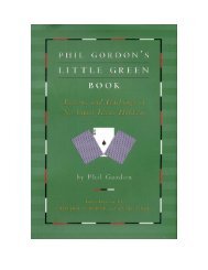 Phil Gordon's Little Green Book